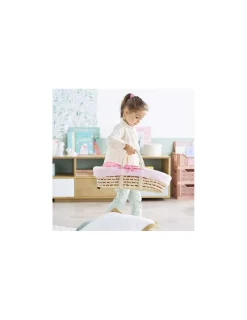 Corolle Ensemble couffin peluche rose -