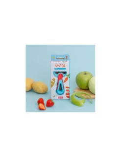 Chefclub kids Eplucheur bleu et rouge -