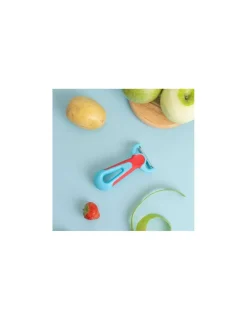Chefclub kids Eplucheur bleu et rouge -