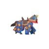 Papo Figurine cheval bleu fleur de lys -