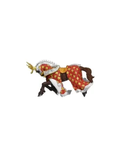 Papo Figurine cheval du maître des armes cimier cerf -