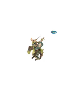 Papo Figurine cheval du maître des armes cimier dragon -