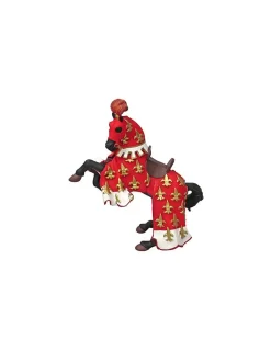 Papo Figurine cheval du prince Philippe rouge -