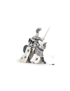 Papo Figurine chevalier blanc au cimier -