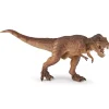 Papo Figurine dinosaure T-rex courant marron -