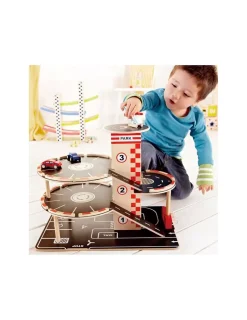 Enfant Hape Toys Garage multi niveaux - Hape