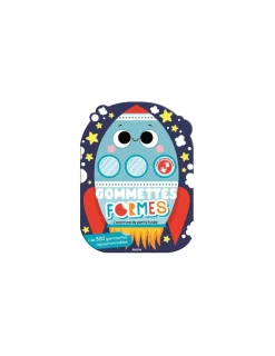 Auzou Gommettes formes L'aventure de petite fusée -