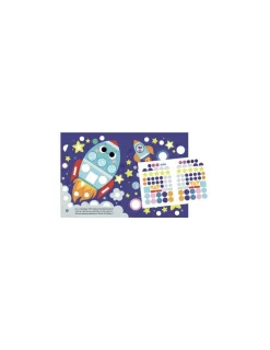 Auzou Gommettes formes L'aventure de petite fusée -