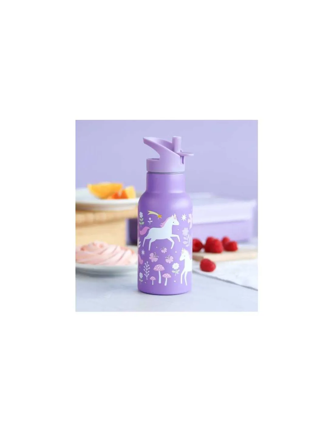 Enfant A little lovely company Gourde métal Licorne -