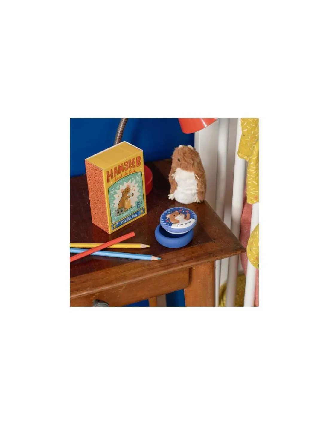 Moulin Roty Hamster dent de lait Puce & Pilou -