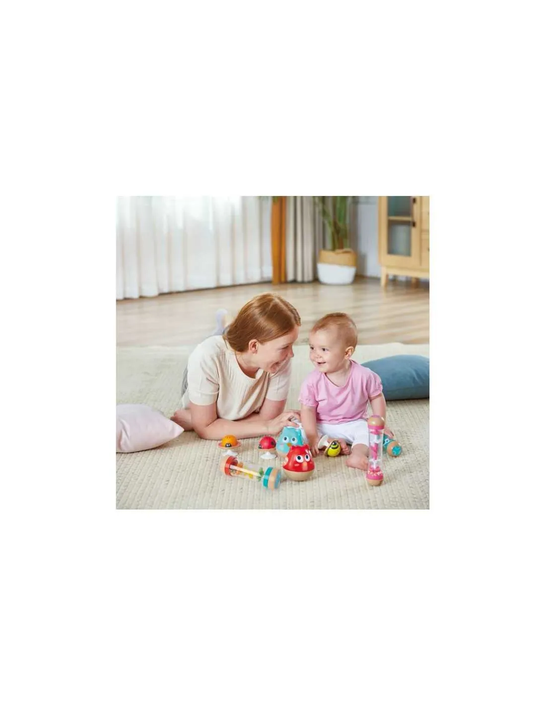 Hape Toys Hochet chouette culbuto musical - Hape