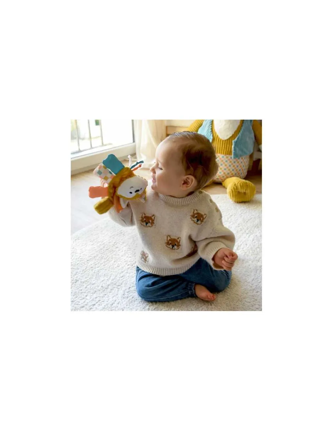 Les Deglingos Hochet d'activités Cyranos le renard - Les Déglingos