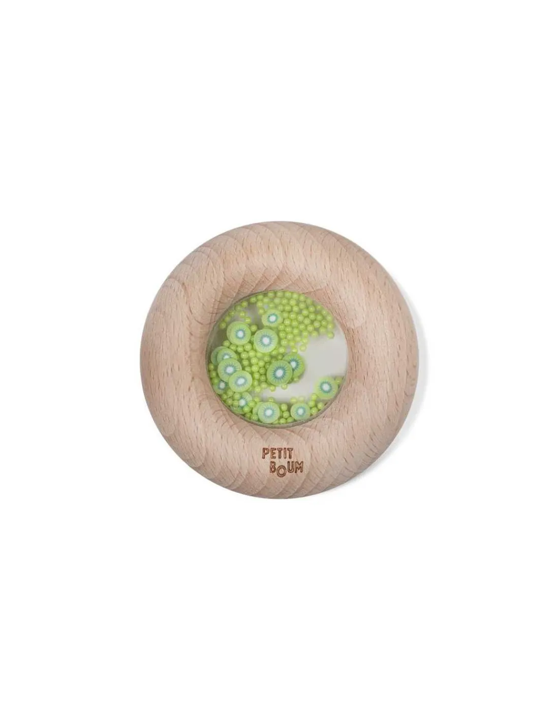 Petit Boum Hochet sensoriel kiwi -