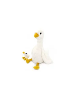 Les Deglingos Jébongou l'oie blanche maman bébé - Les Ptipotos by Déglingos