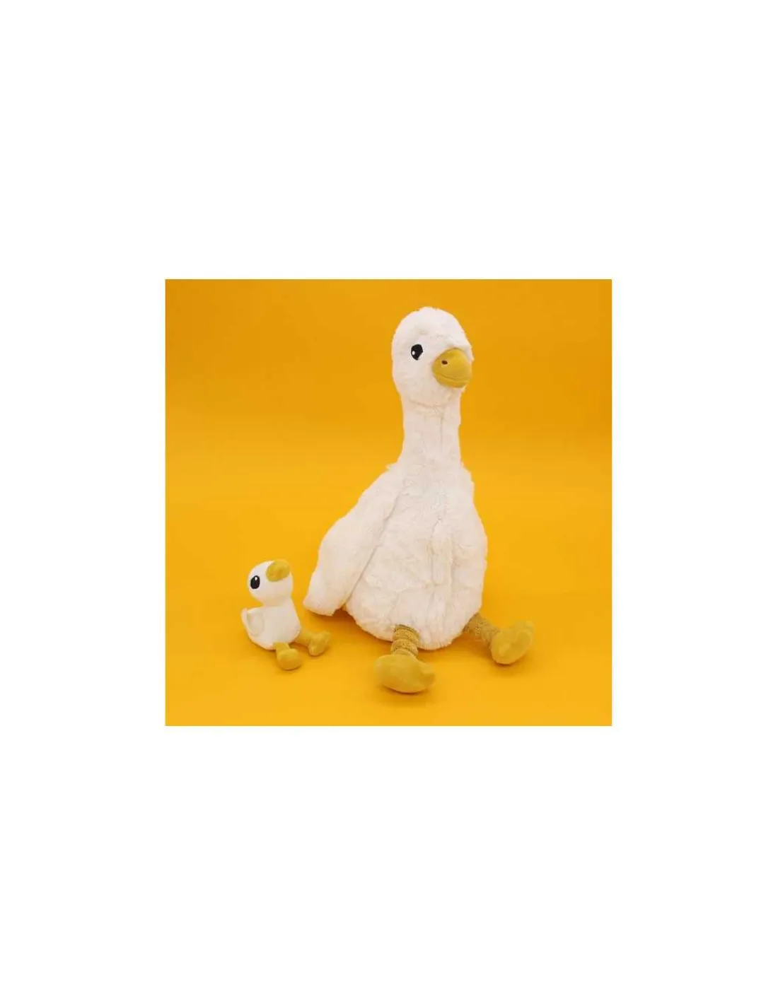 Les Deglingos Jébongou l'oie blanche maman bébé - Les Ptipotos by Déglingos