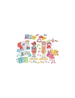 Hape Toys Je m'habille avec mes vêtements aimantés - Hape