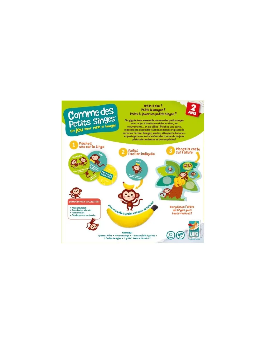 Enfant Iello Jeu Comme des petits singes - Loki