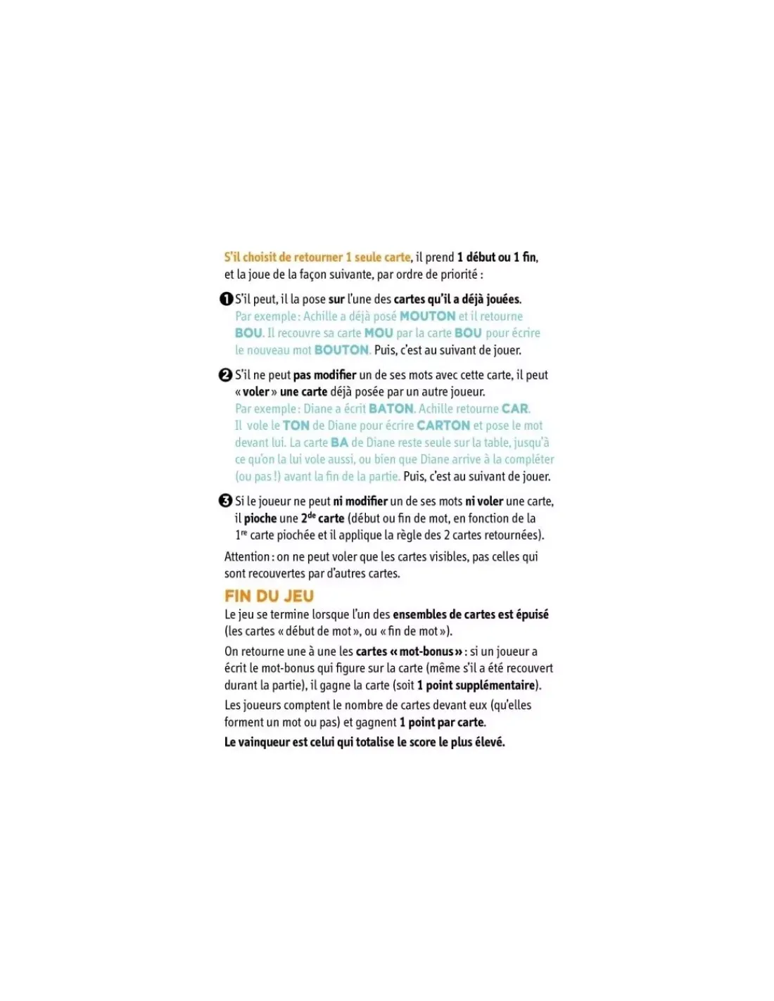 Enfant Nathan Jeu de cartes le prince de Motordu -