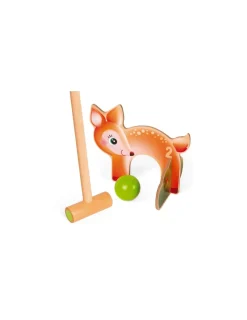 Janod Jeu de croquet animaux de la forêt -