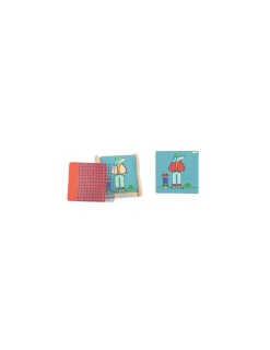 Enfant Moulin Roty Jeu de logique Mix and Match Les Loufoques -