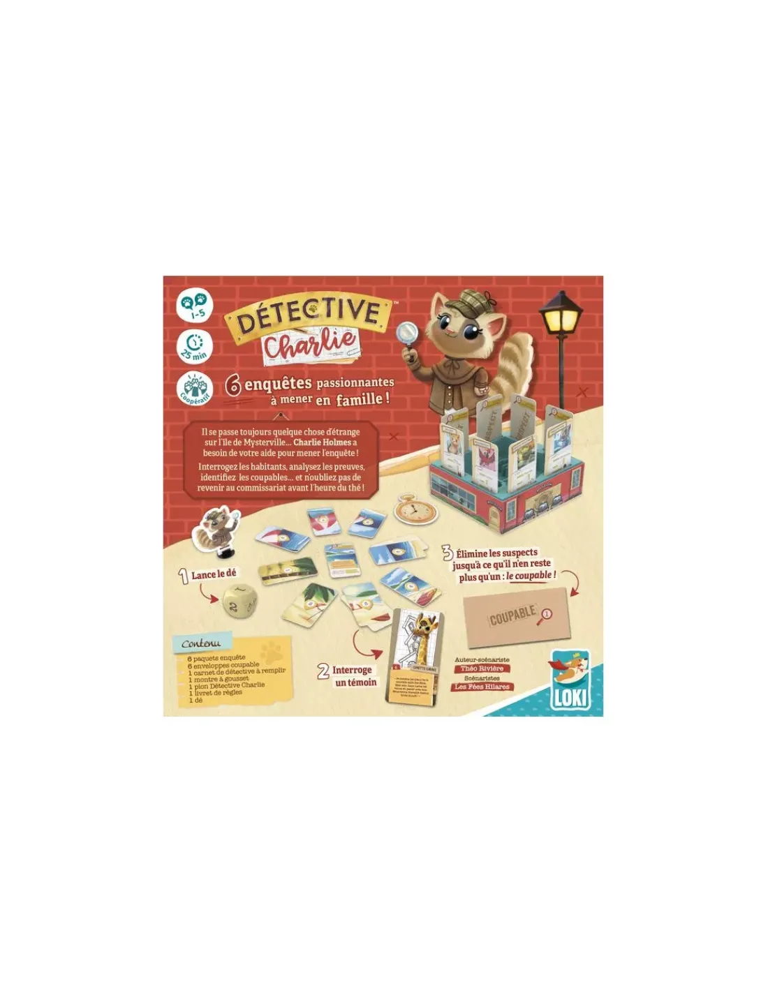 Enfant Iello Jeu Détective Charlie - Loki