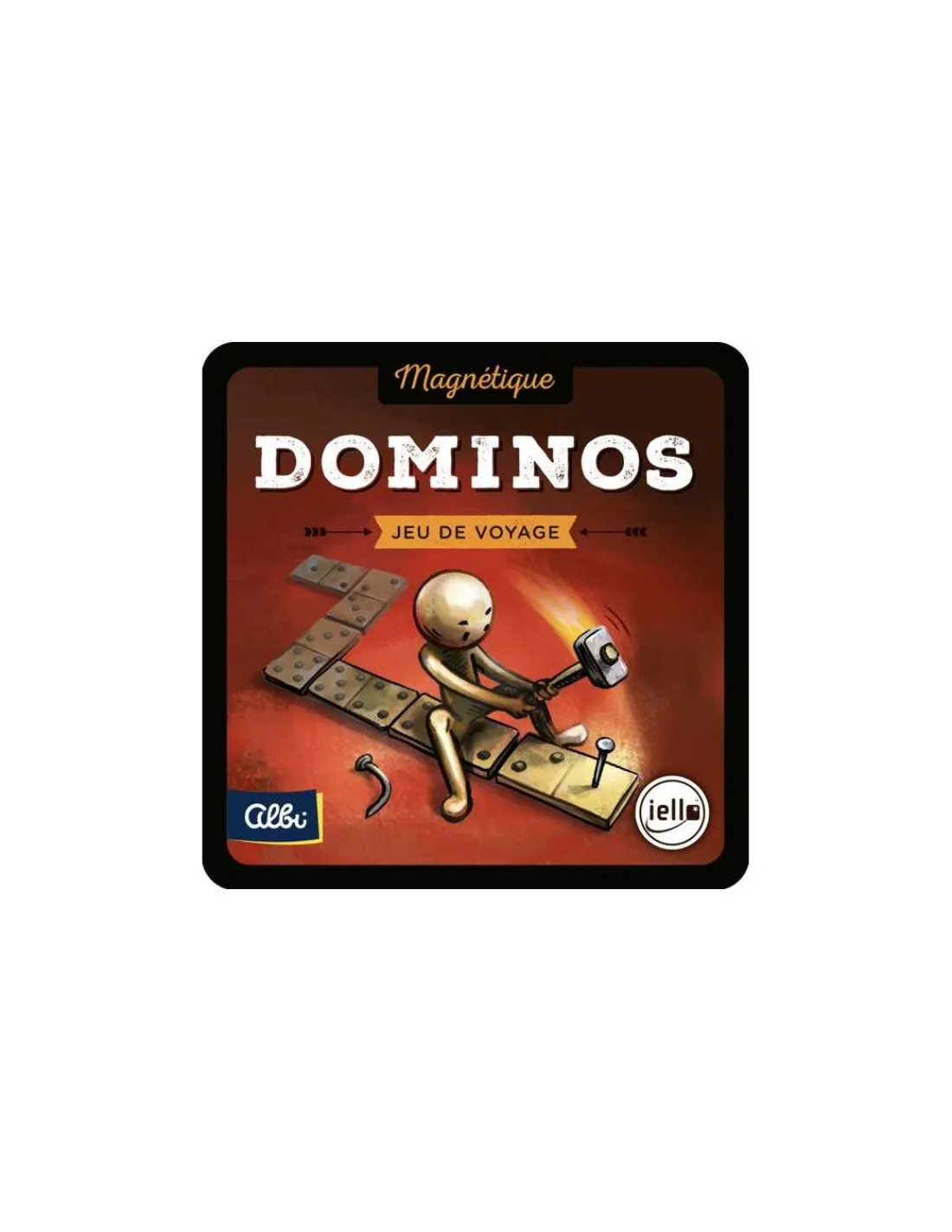Iello Jeu magnétique Dominos -
