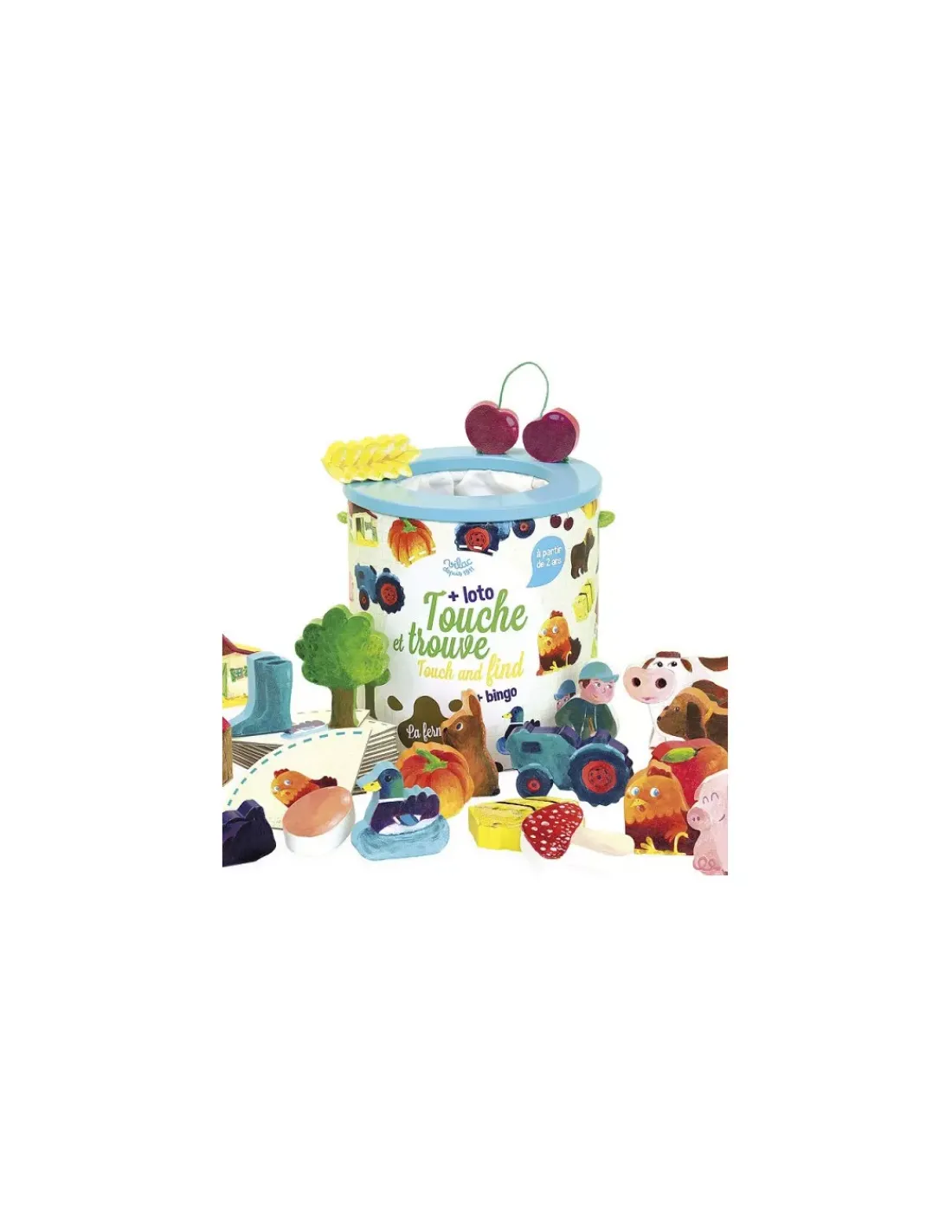 Enfant Vilac Jeu touche et trouve la ferme -