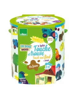 Enfant Vilac Jeu touche et trouve la ferme -