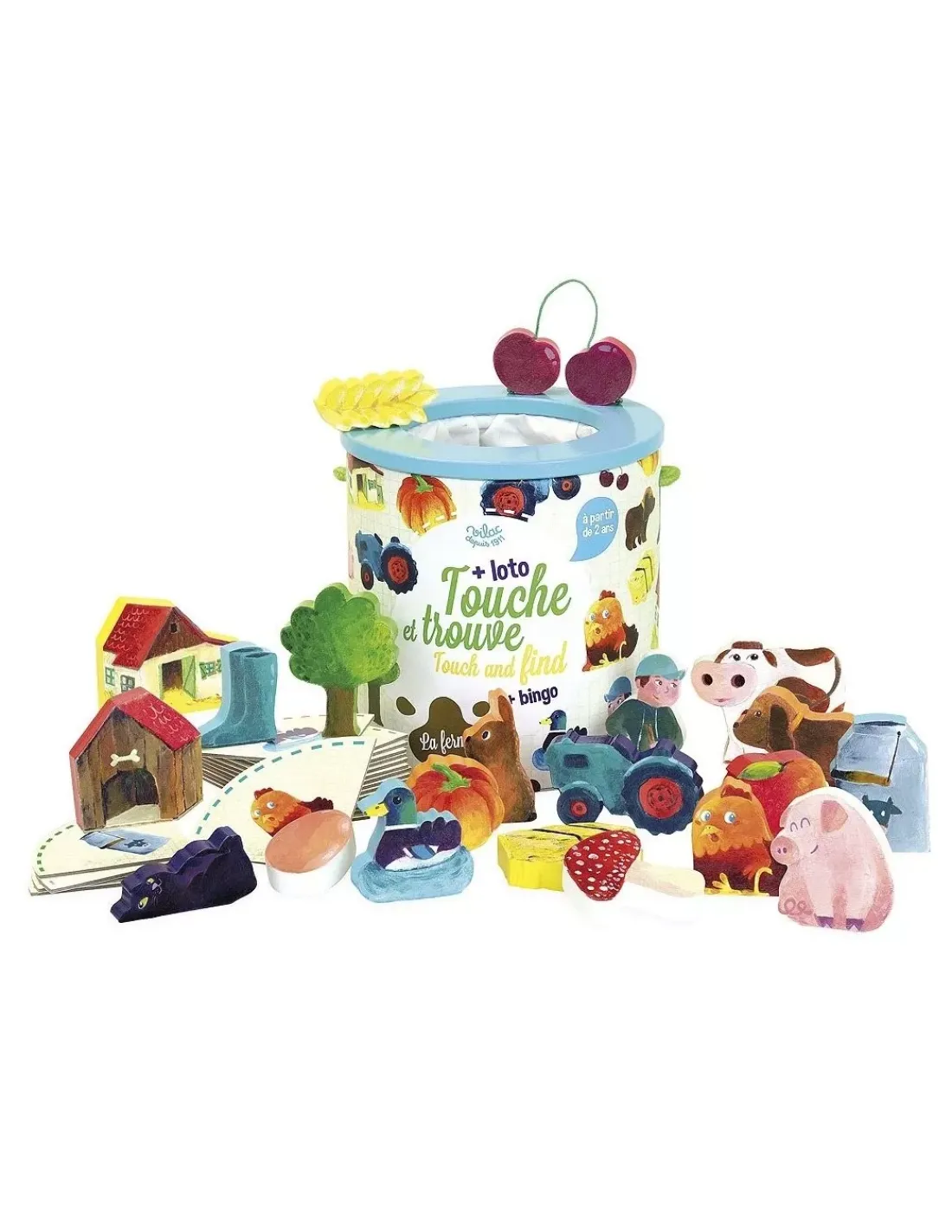 Enfant Vilac Jeu touche et trouve la ferme -