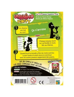 Enfant Asmodee Jeu Unanimo party