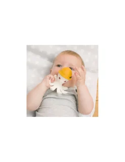 BabyToLove Jouet de dentition Bonnie la pieuvre jaune -