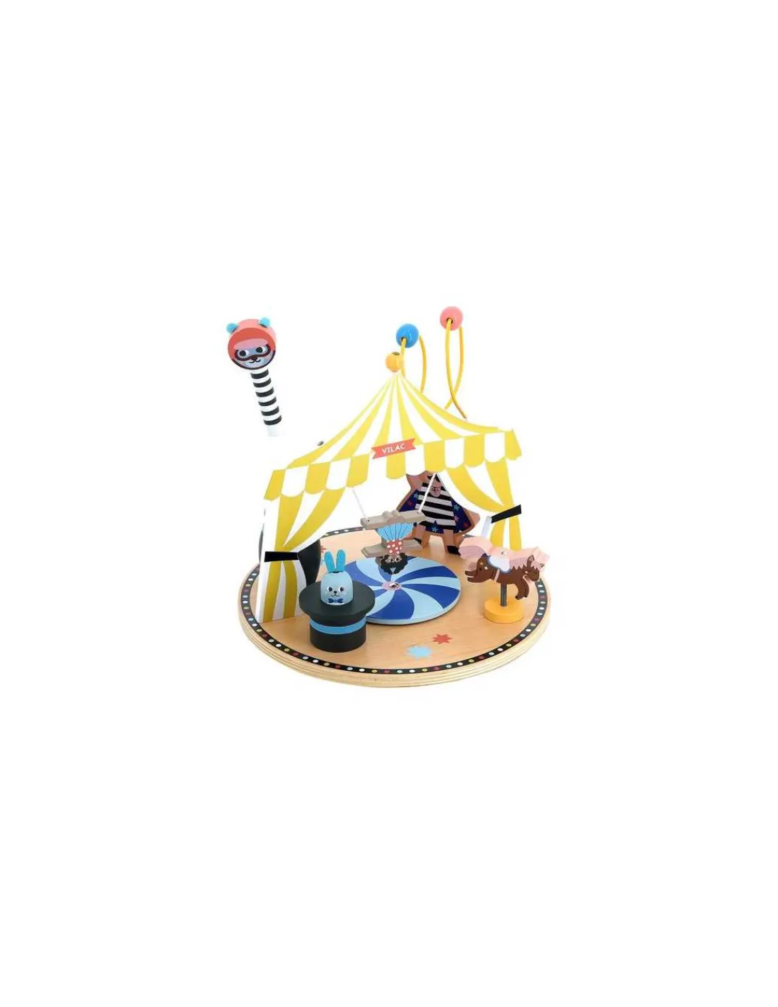 Vilac Jouet d'éveil cirque Michelle Carlslund -
