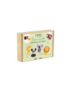 Enfant Graine Creative Kit bougies à modeler animaux sauvages - Graine créative