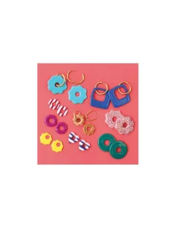 Graine Creative Kit créoles à pampilles en Fimo - Graine Créative