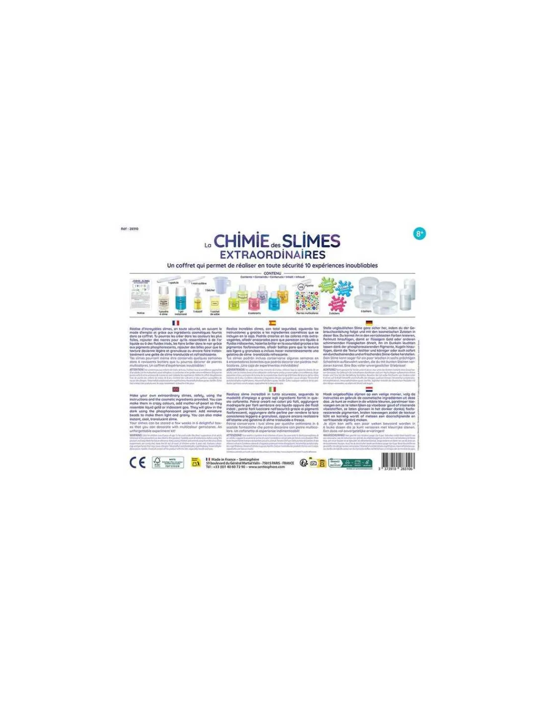 Sentosphere La Chimie des Slimes extraordinaires - Sentosphère