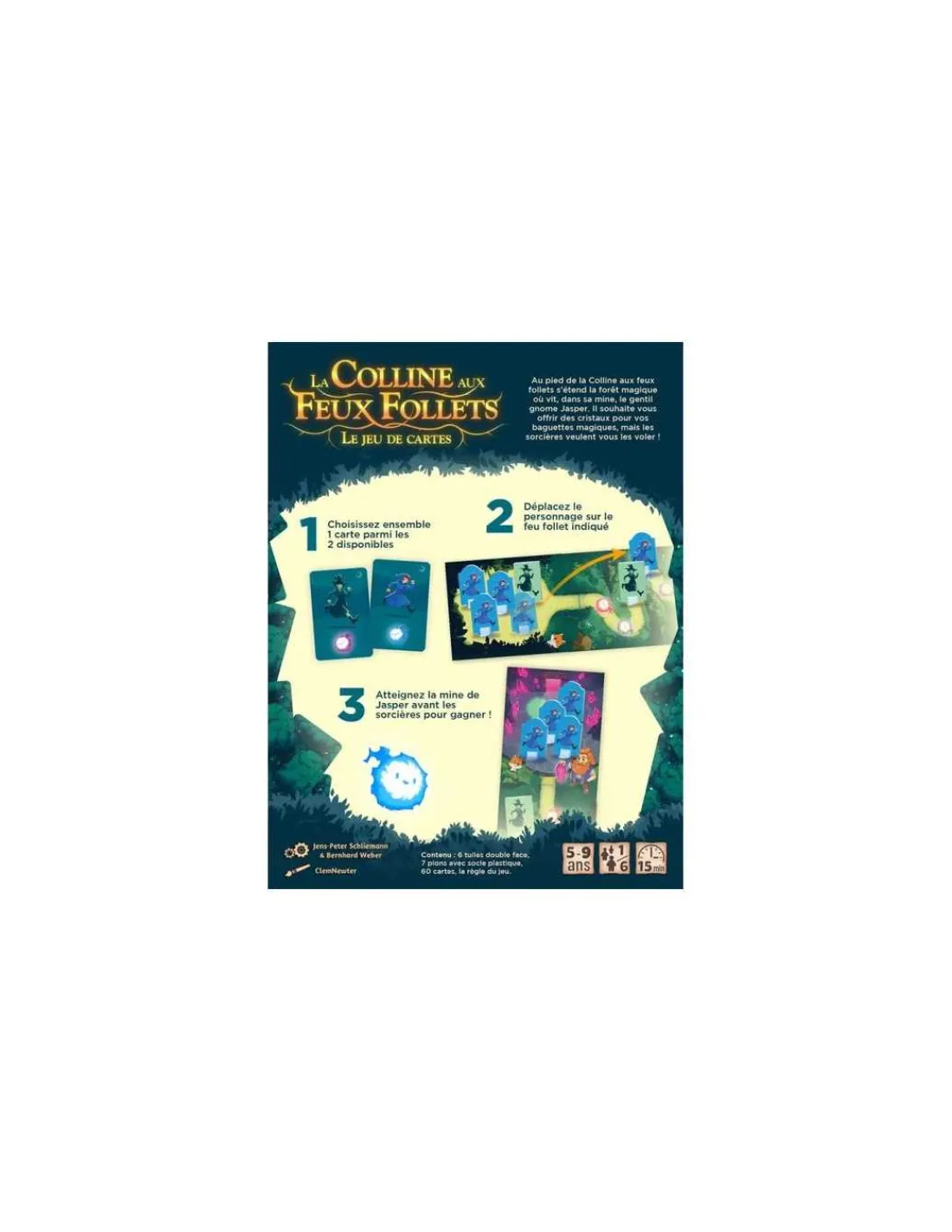 Enfant Gigamic La Colline aux Feux Follets Le jeu de cartes -