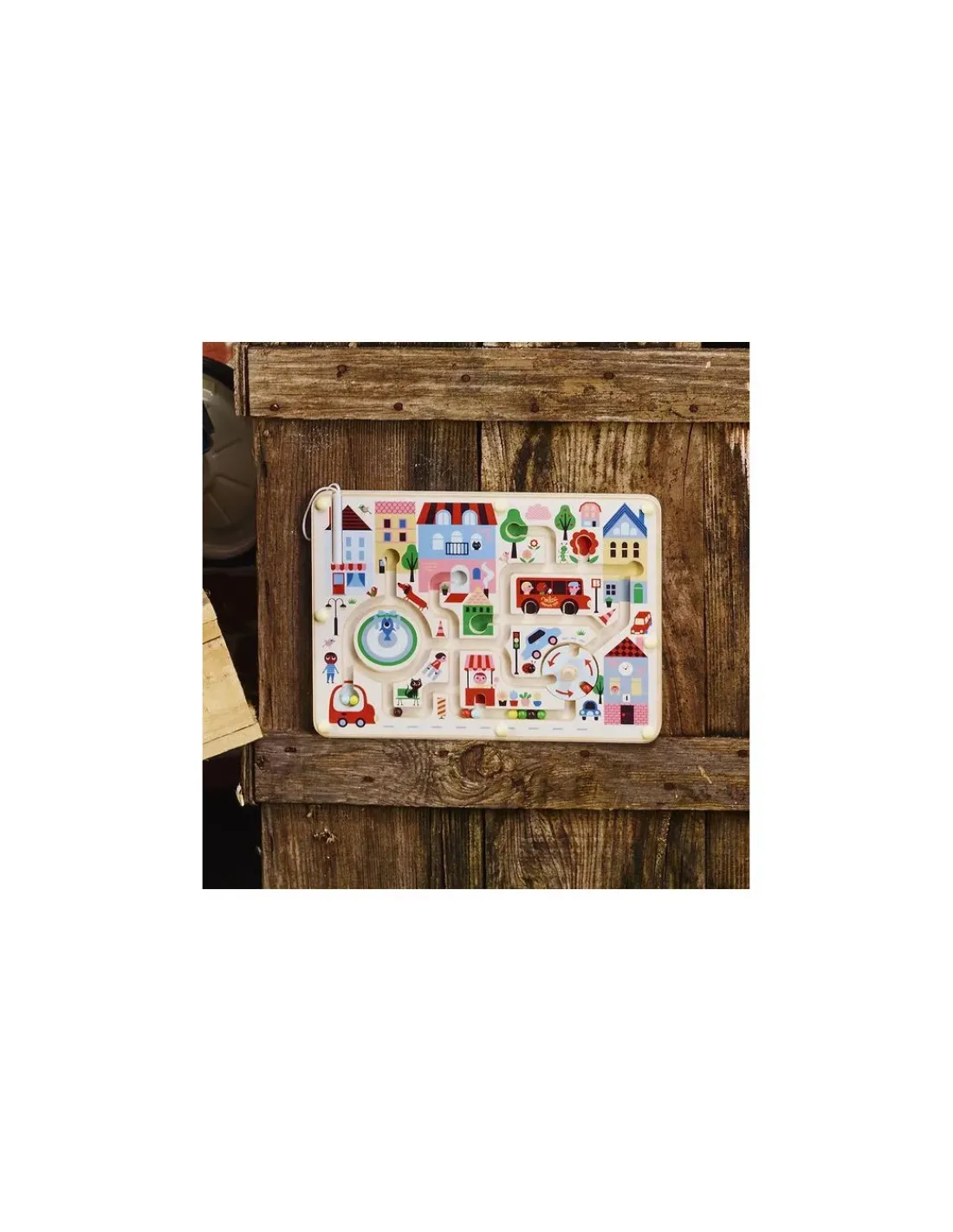 Vilac Labyrinthe magnétique Ma petite ville -
