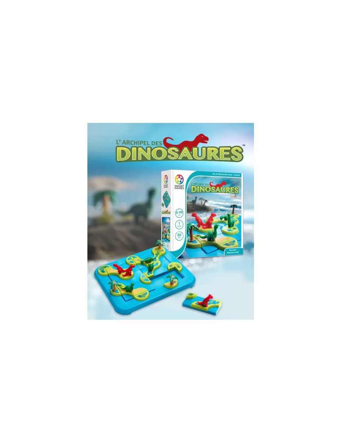 Enfant Smart games L'archipel des dinosaures - Smartgames