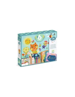 Djeco Le chat et ses amis 6 activités créatives -