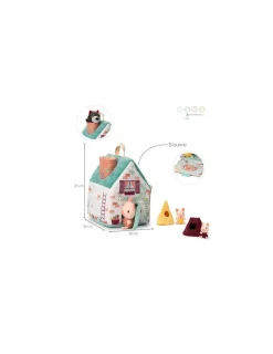 Lilliputiens Les maisons du loup et des 3 petits cochons -