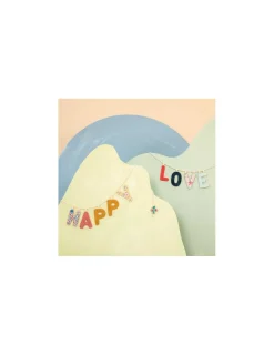 Lilliputiens Lettre N jaune phosphorescente -