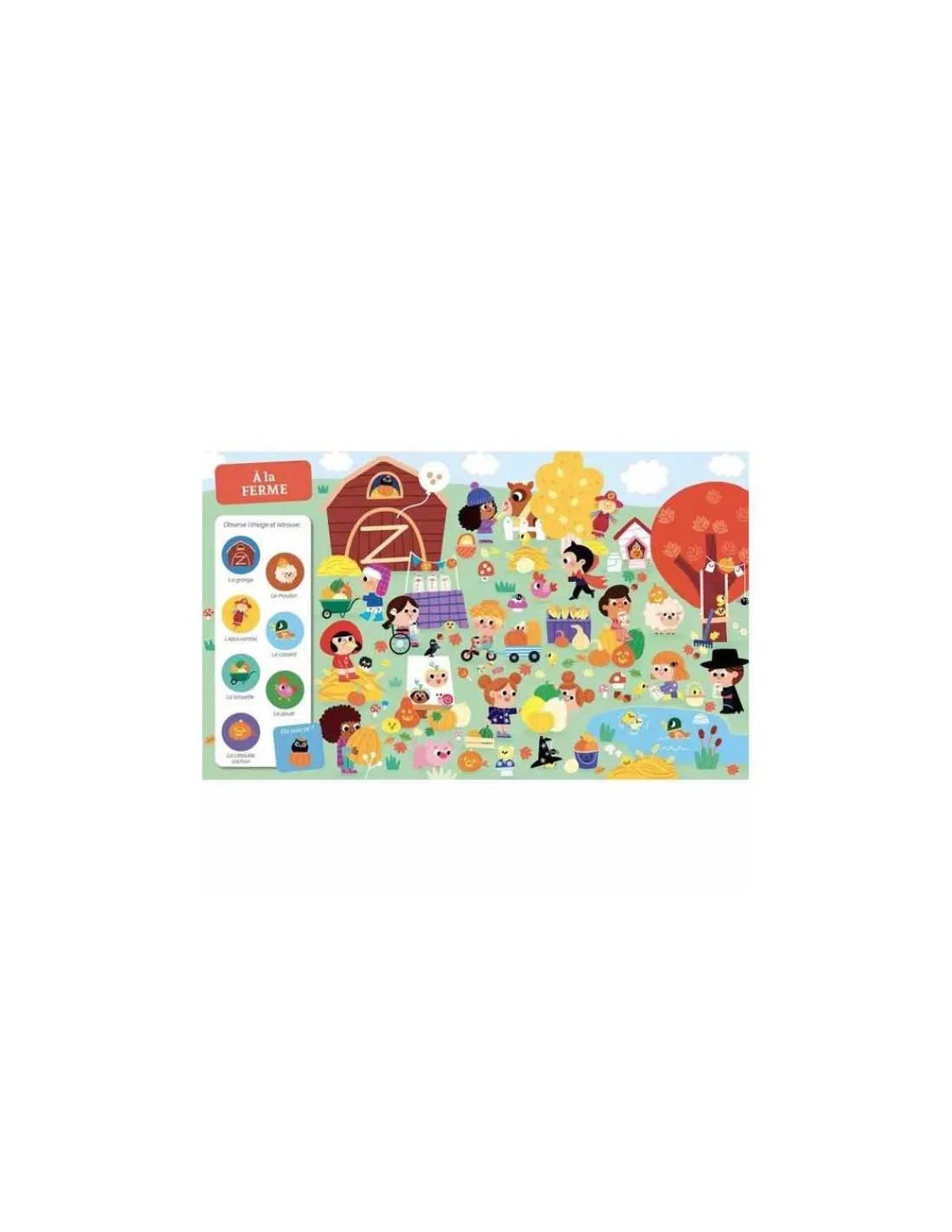 Auzou Livre Cherche et trouve des tout-petits même pas peur -