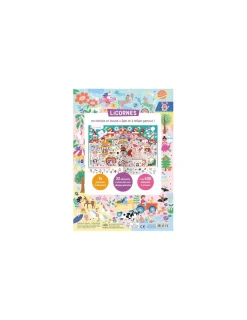 Enfant Auzou Livre Cherche et trouve Licornes -