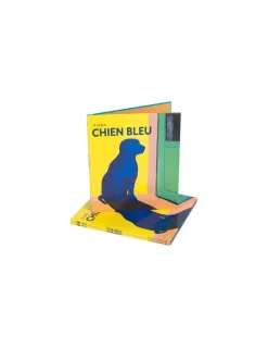 Moulin Roty Livre Chien bleu - L'école des loisirs