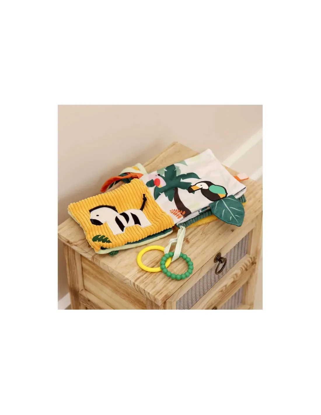 Little Big Friends Livre d'éveil 2 en 1 jungle -