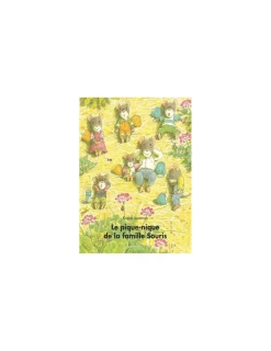 Moulin Roty Livre Le pique-nique de la famille Souris - L'école des loisirs