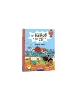 Auzou Livre Les Héros du CP niveau 2 - Les supers sportifs -