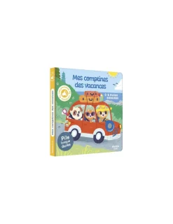 Auzou Livre Mes comptines des vacances -