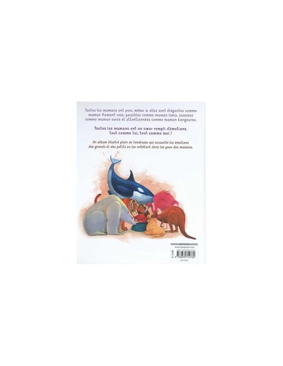 Sassi junior Livre Même les mamans ont peur - Sassi