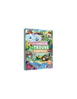 Auzou Livre Mon Cherche et trouve surprise Vive les animaux -